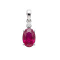 Exquisite Natural Burma Pinkish Red Ruby Pendant 2.31 carats