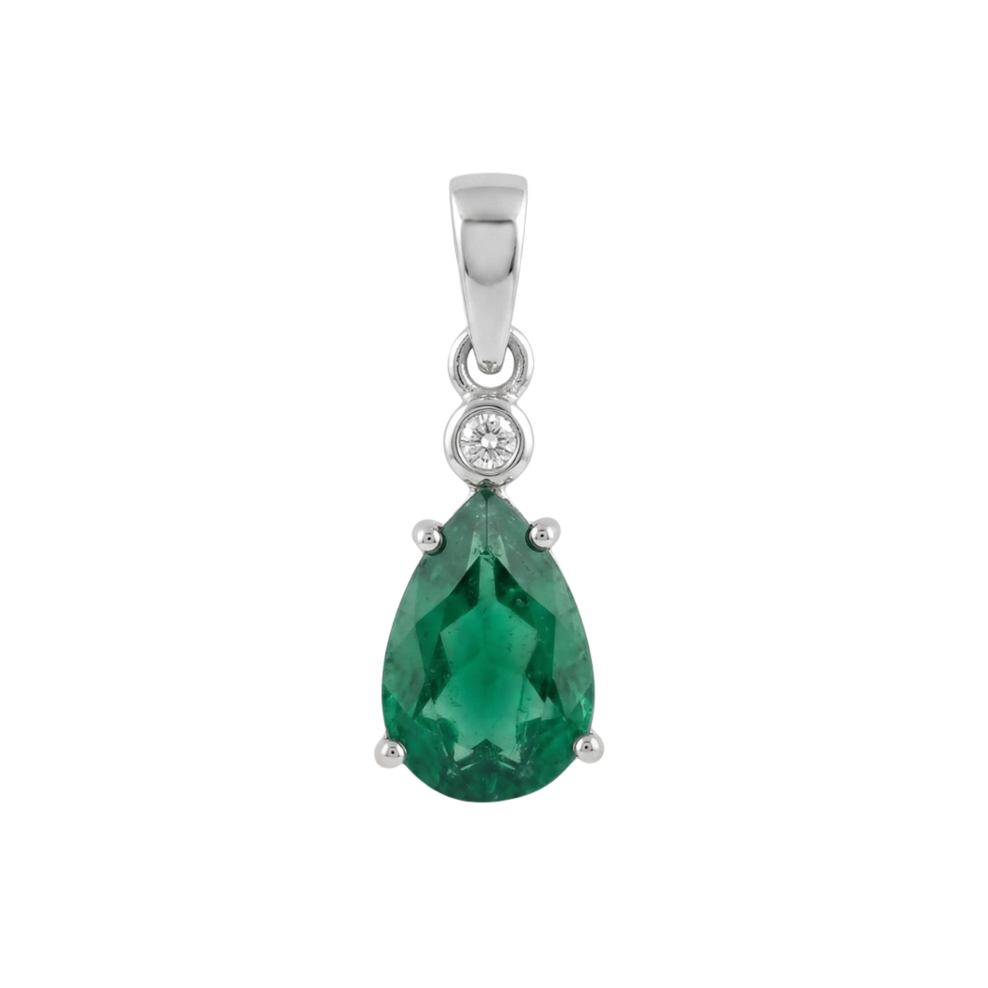 Exquisite Natural Zambian Emerald Pendant 2.71 carats