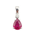 Exquisite Natural Burma Pinkish Red Ruby Pendant 2.83 carats