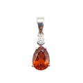 Exquisite Natural Mozambique Hessonite Garnet Pendant 3.11 carats